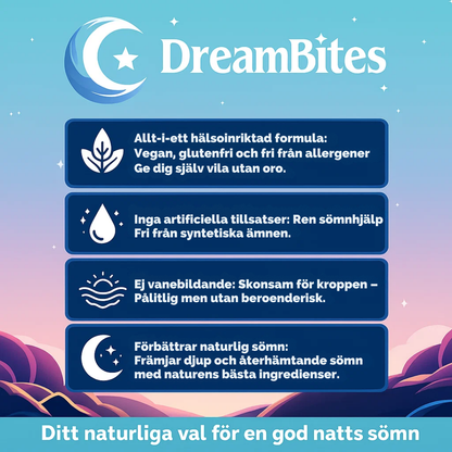 DreamBites – För dig som vill sova hela natten